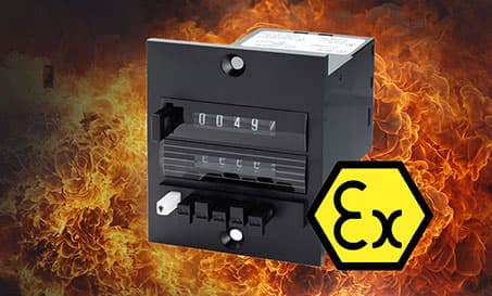 Contador con certificación ATEX